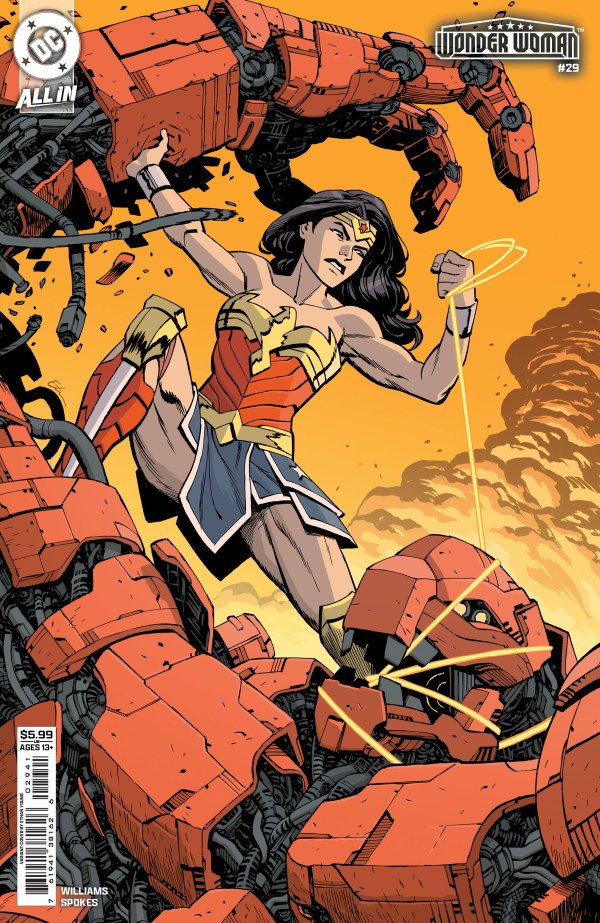 Ethan Young Wonder Woman #29 Original Art Cover